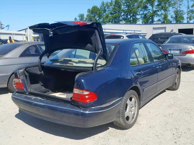 WDBJF83J61X049815 - 2001 MERCEDES-BENZ 420SEL BLUE photo 4