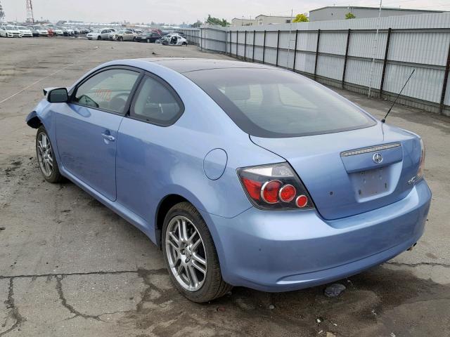 JTKDE167X80248452 - 2008 TOYOTA SCION TC BLUE photo 3