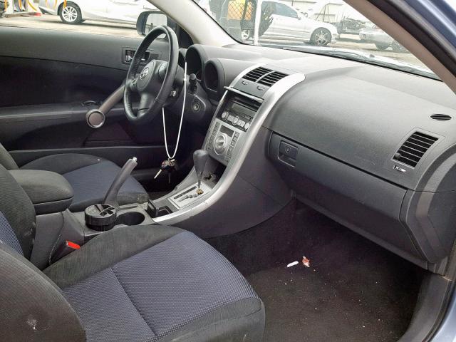JTKDE167X80248452 - 2008 TOYOTA SCION TC BLUE photo 5