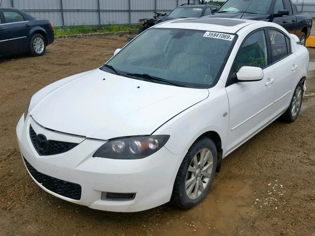 JM1BK32F891254567 - 2009 MAZDA 3 I WHITE photo 2