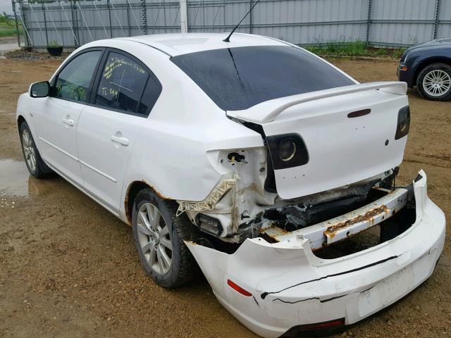 JM1BK32F891254567 - 2009 MAZDA 3 I WHITE photo 3