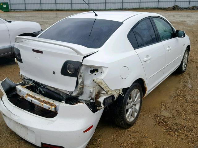 JM1BK32F891254567 - 2009 MAZDA 3 I WHITE photo 4