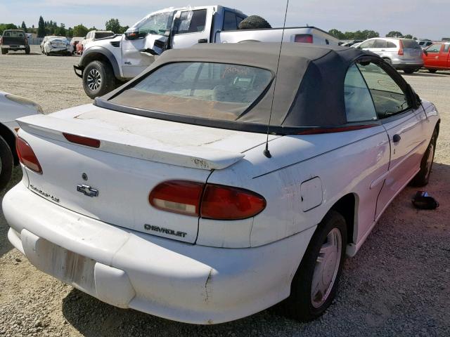 4G1JF32T4VB105977 - 1997 CHEVROLET CAVALIER L WHITE photo 4