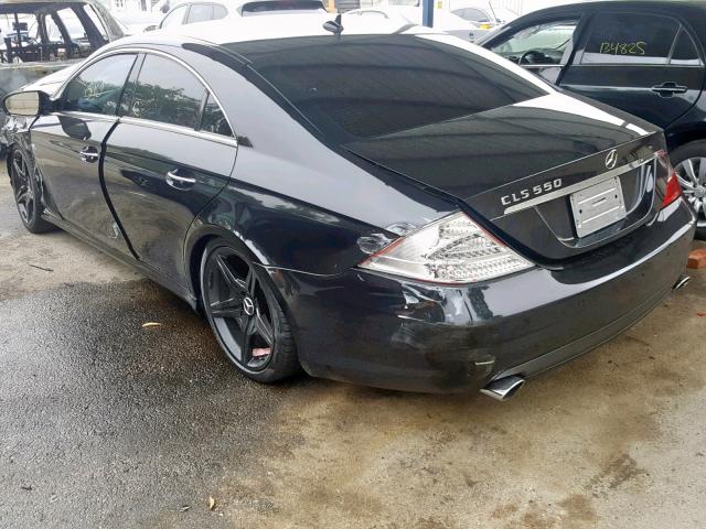 WDDDJ7CB9BA173278 - 2011 MERCEDES-BENZ CLS 550 BLACK photo 3