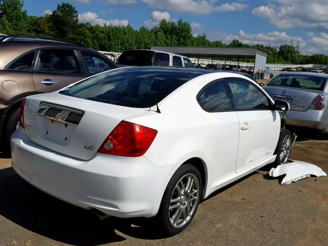 JTKDE167470151018 - 2007 TOYOTA SCION TC WHITE photo 4