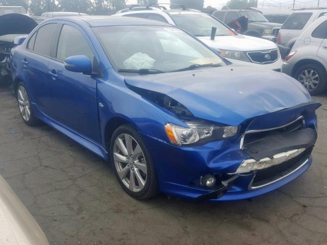 JA32U8FW6FU022446 - 2015 MITSUBISHI LANCER GT BLUE photo 1