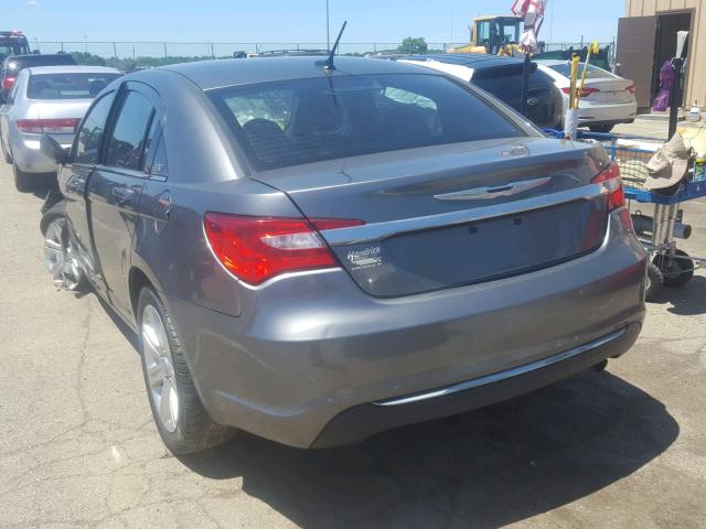 1C3CCBBB5DN513658 - 2013 CHRYSLER 200 TOURIN GRAY photo 3