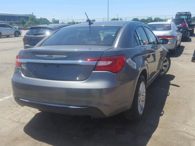 1C3CCBBB5DN513658 - 2013 CHRYSLER 200 TOURIN GRAY photo 4