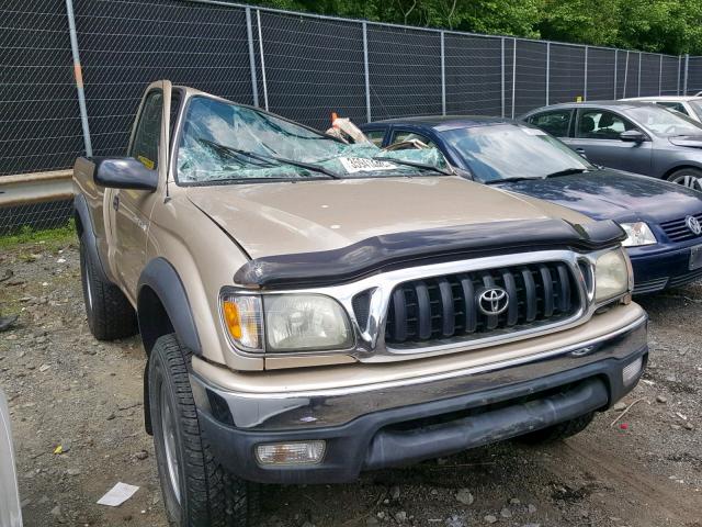 5TEPM62N72Z898257 - 2002 TOYOTA TACOMA TAN photo 1