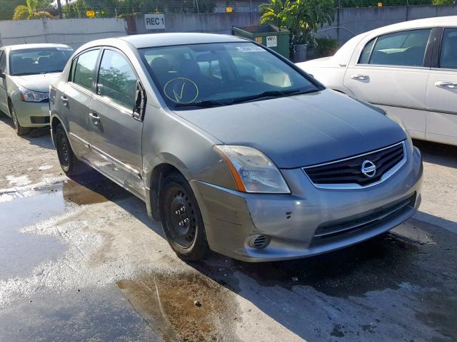 3N1AB6AP3CL646902 - 2012 NISSAN SENTRA 2.0 GRAY photo 1