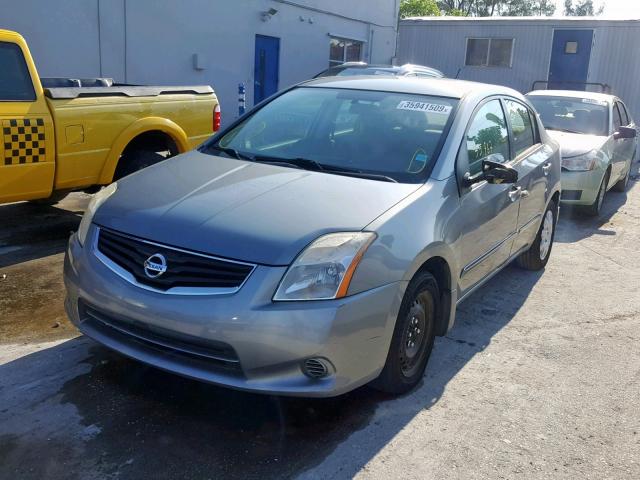 3N1AB6AP3CL646902 - 2012 NISSAN SENTRA 2.0 GRAY photo 2