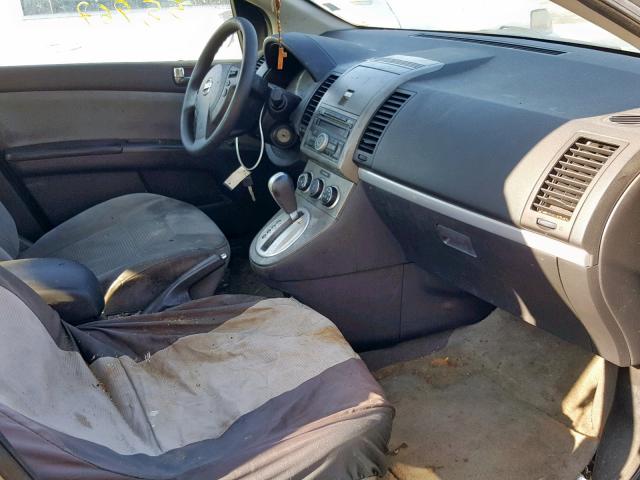 3N1AB6AP3CL646902 - 2012 NISSAN SENTRA 2.0 GRAY photo 5