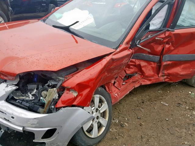 KNADE123966108605 - 2006 KIA RIO RED photo 9