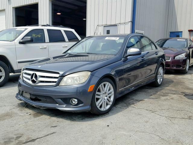 WDDGF54X28R017638 - 2008 MERCEDES-BENZ C 300 GRAY photo 2