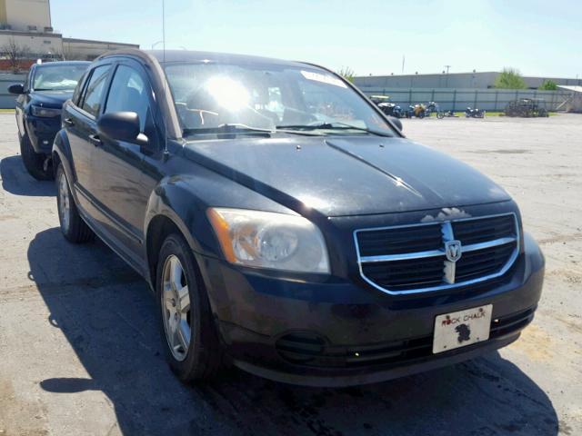 1B3HB48B77D509422 - 2007 DODGE CALIBER SX BLACK photo 1