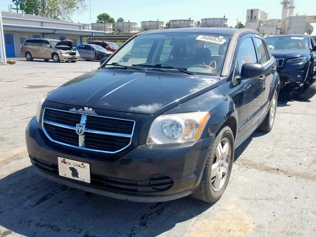 1B3HB48B77D509422 - 2007 DODGE CALIBER SX BLACK photo 2