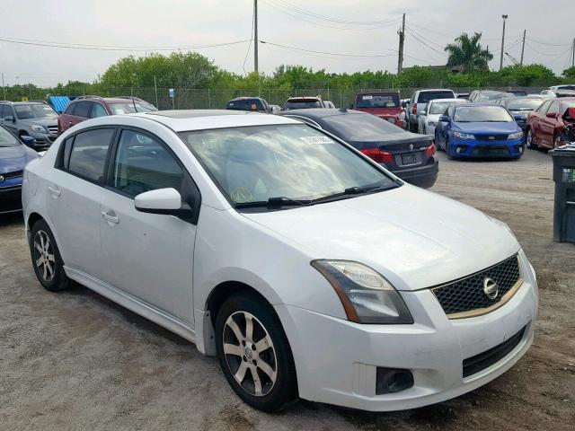 3N1AB6AP8CL650606 - 2012 NISSAN SENTRA 2.0 WHITE photo 1