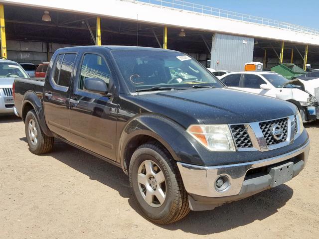 1N6AD07U87C463009 - 2007 NISSAN FRONTIER C BLACK photo 1