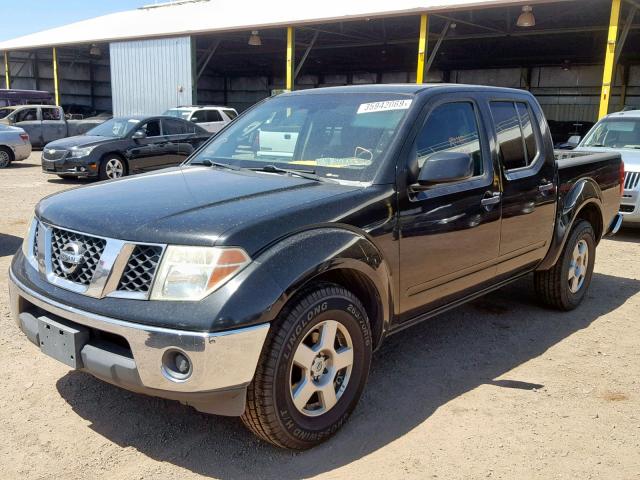 1N6AD07U87C463009 - 2007 NISSAN FRONTIER C BLACK photo 2