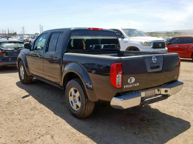 1N6AD07U87C463009 - 2007 NISSAN FRONTIER C BLACK photo 3