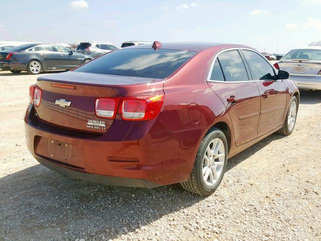 1G11C5SL2EF274796 - 2014 CHEVROLET MALIBU 1LT 栗色 照片 4
