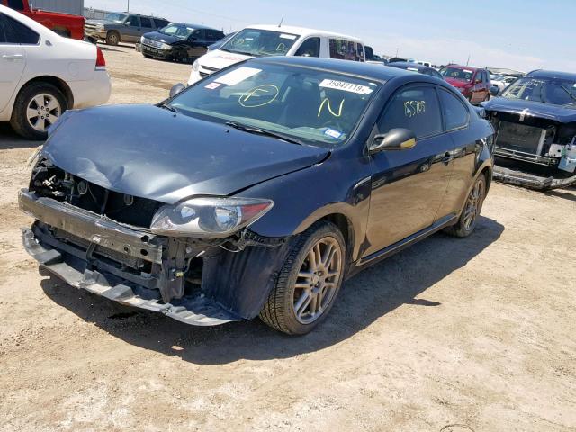 JTKDE177170171645 - 2007 TOYOTA SCION TC BLACK photo 2