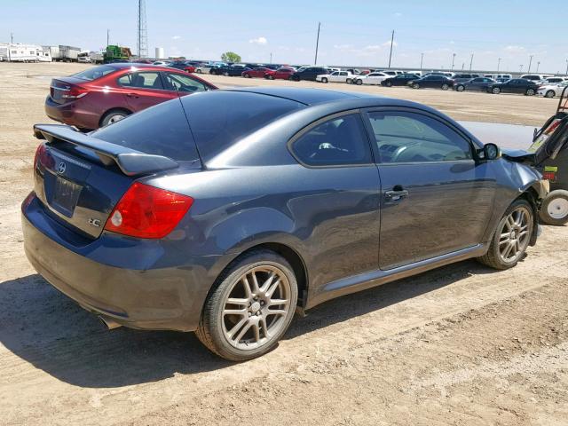 JTKDE177170171645 - 2007 TOYOTA SCION TC BLACK photo 4