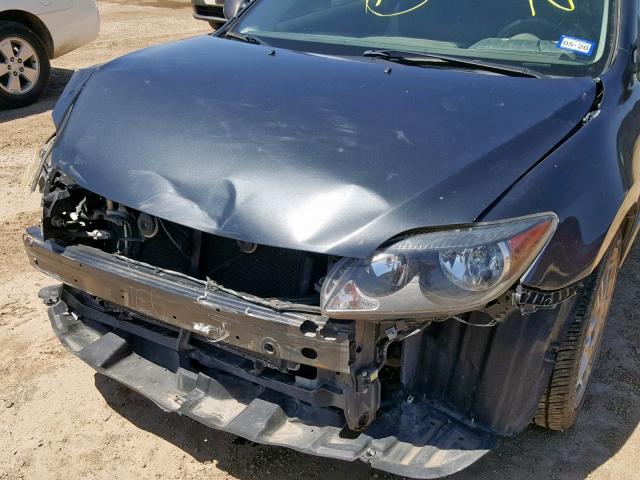 JTKDE177170171645 - 2007 TOYOTA SCION TC BLACK photo 9