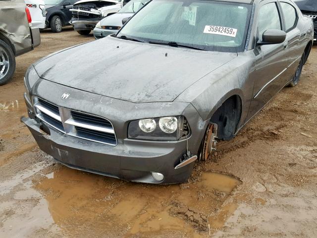 2B3CA3CV5AH236578 - 2010 DODGE CHARGER SX CHARCOAL photo 9