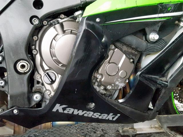 JKAZXCK10EA009223 - 2014 KAWASAKI ZX1000 K GREEN photo 7