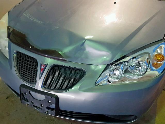 1G2ZG57N884261970 - 2008 PONTIAC G6 BASE GREEN photo 9