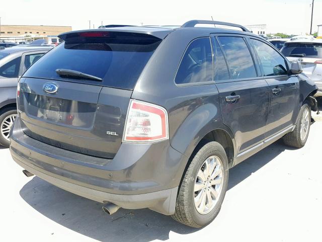 2FMDK38C47BB33618 - 2007 FORD EDGE SEL GRAY photo 4