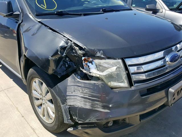 2FMDK38C47BB33618 - 2007 FORD EDGE SEL GRAY photo 9