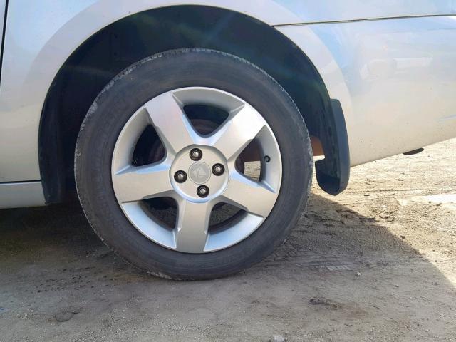 1G8AM15F16Z199277 - 2006 SATURN ION LEVEL SILVER photo 9