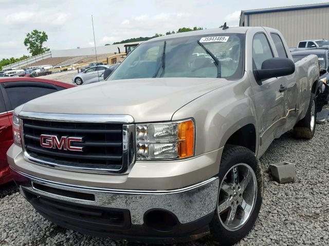 1GTEC29C39Z181545 - 2009 GMC SIERRA C15 TAN photo 2