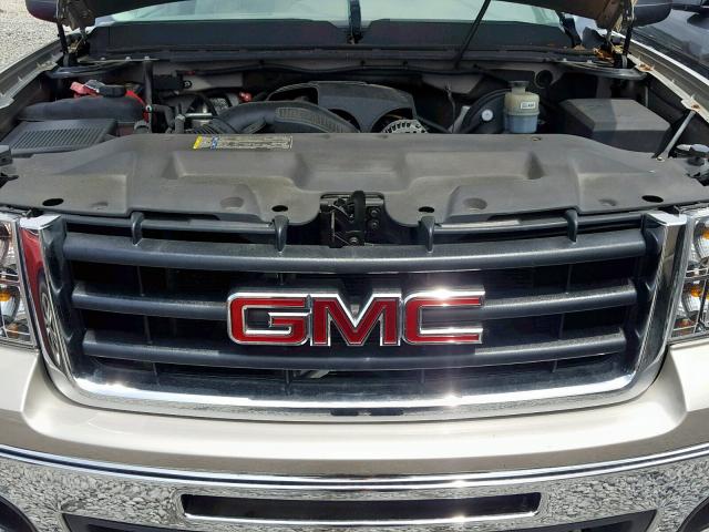 1GTEC29C39Z181545 - 2009 GMC SIERRA C15 TAN photo 7