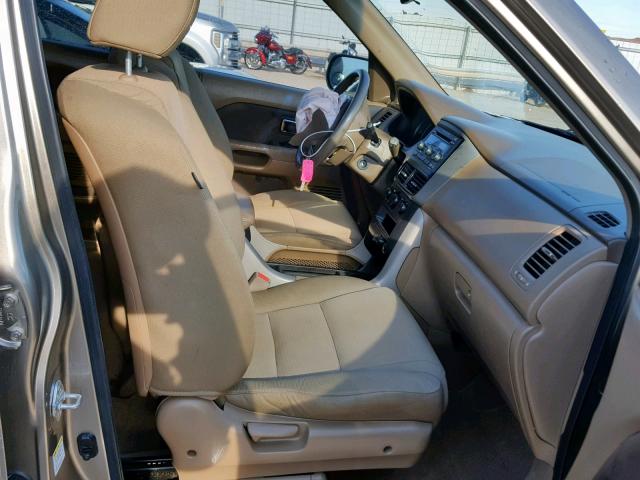 5FNYF28288B018598 - 2008 HONDA PILOT VP GOLD photo 5