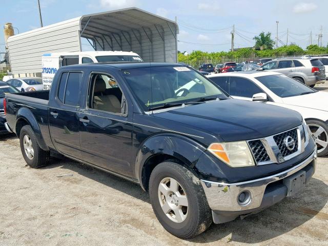 1N6AD09U17C455153 - 2007 NISSAN FRONTIER C BLACK photo 1