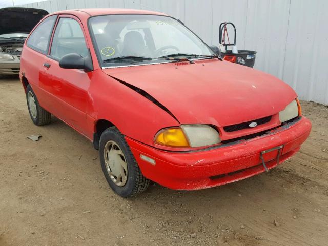 KNJLT05H4T6170119 - 1996 FORD ASPIRE RED photo 1