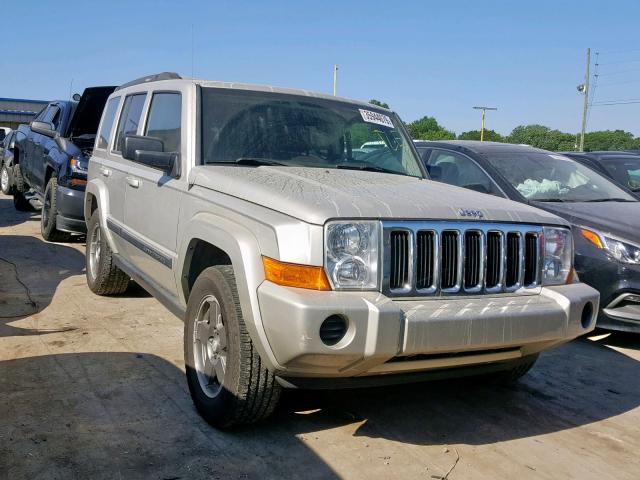 1J8HH48K98C233094 - 2008 JEEP COMMANDER SILVER photo 1