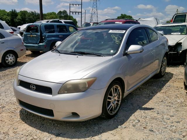 JTKDE177X50033289 - 2005 TOYOTA SCION TC SILVER photo 2