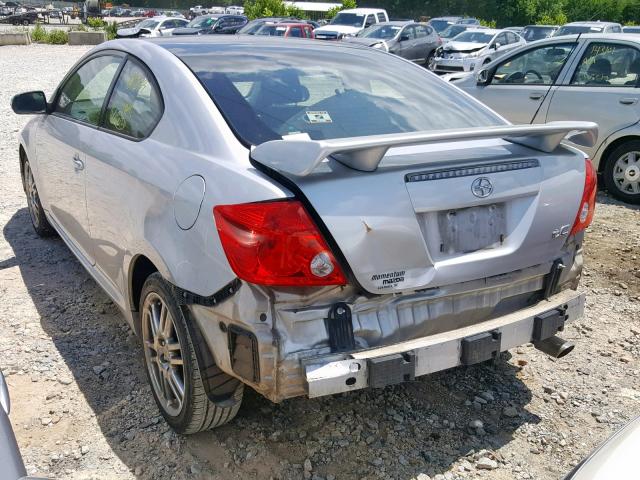JTKDE177X50033289 - 2005 TOYOTA SCION TC SILVER photo 3