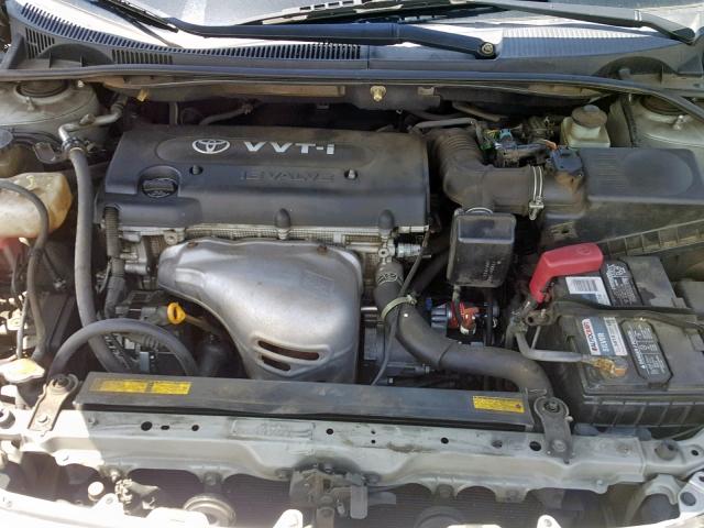 JTKDE177X50033289 - 2005 TOYOTA SCION TC SILVER photo 7