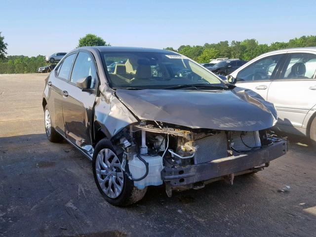 2T1BURHE1KC144635 - 2019 TOYOTA COROLLA L Marron photo 1