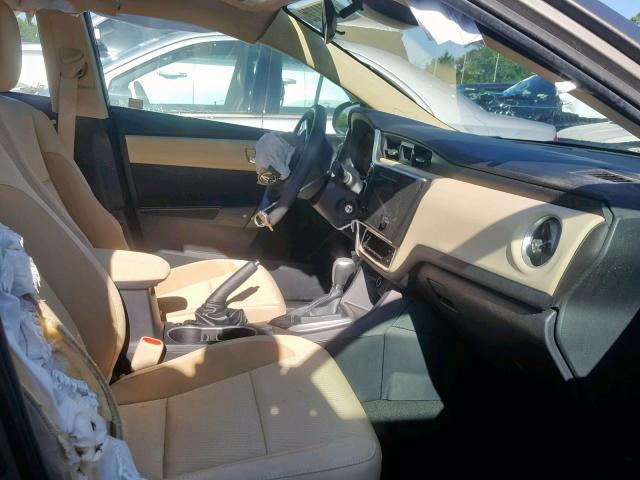 2T1BURHE1KC144635 - 2019 TOYOTA COROLLA L Marron photo 5