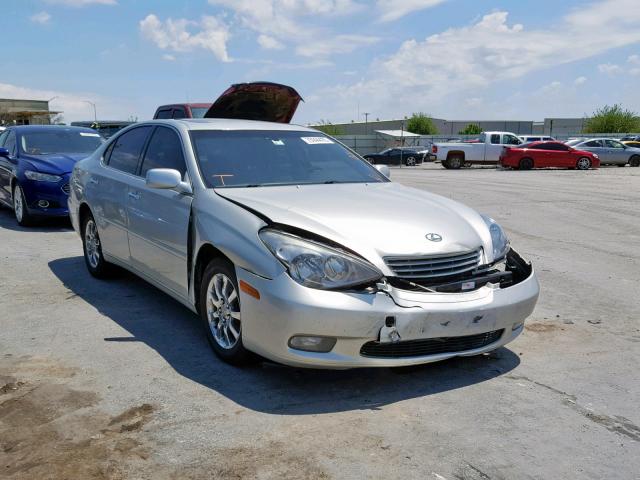 JTHBA30G745035484 - 2004 LEXUS ES 330 SILVER photo 1