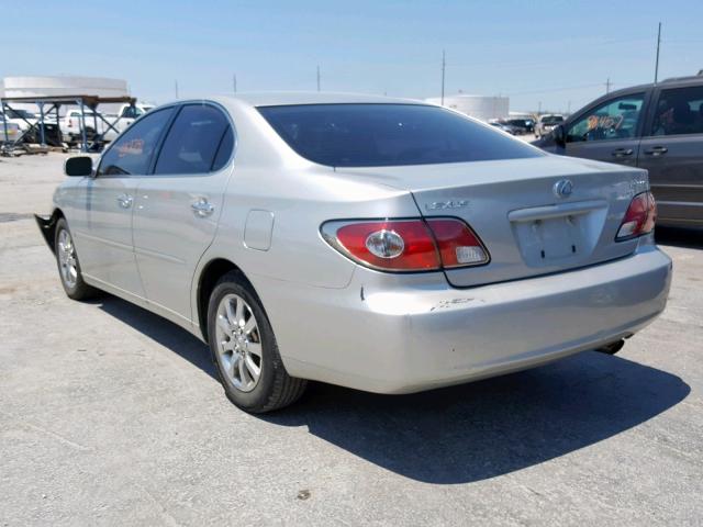 JTHBA30G745035484 - 2004 LEXUS ES 330 SILVER photo 3