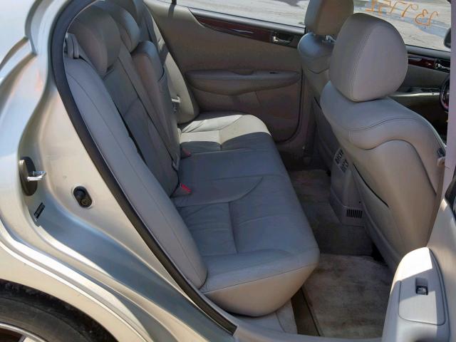 JTHBA30G745035484 - 2004 LEXUS ES 330 SILVER photo 6