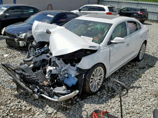 1G4GF5G32FF274862 - 2015 BUICK LACROSSE P WHITE photo 2