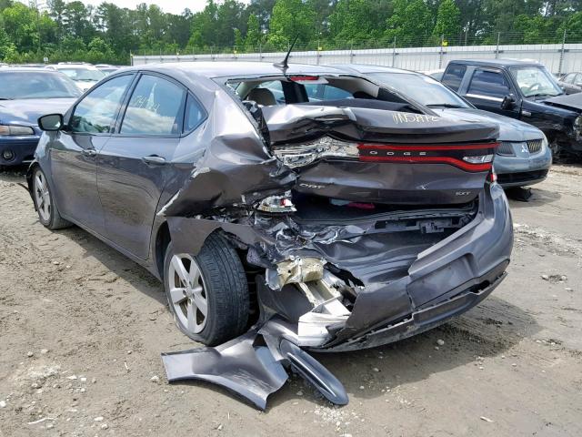 1C3CDFBB4FD281549 - 2015 DODGE DART SXT GRAY photo 3